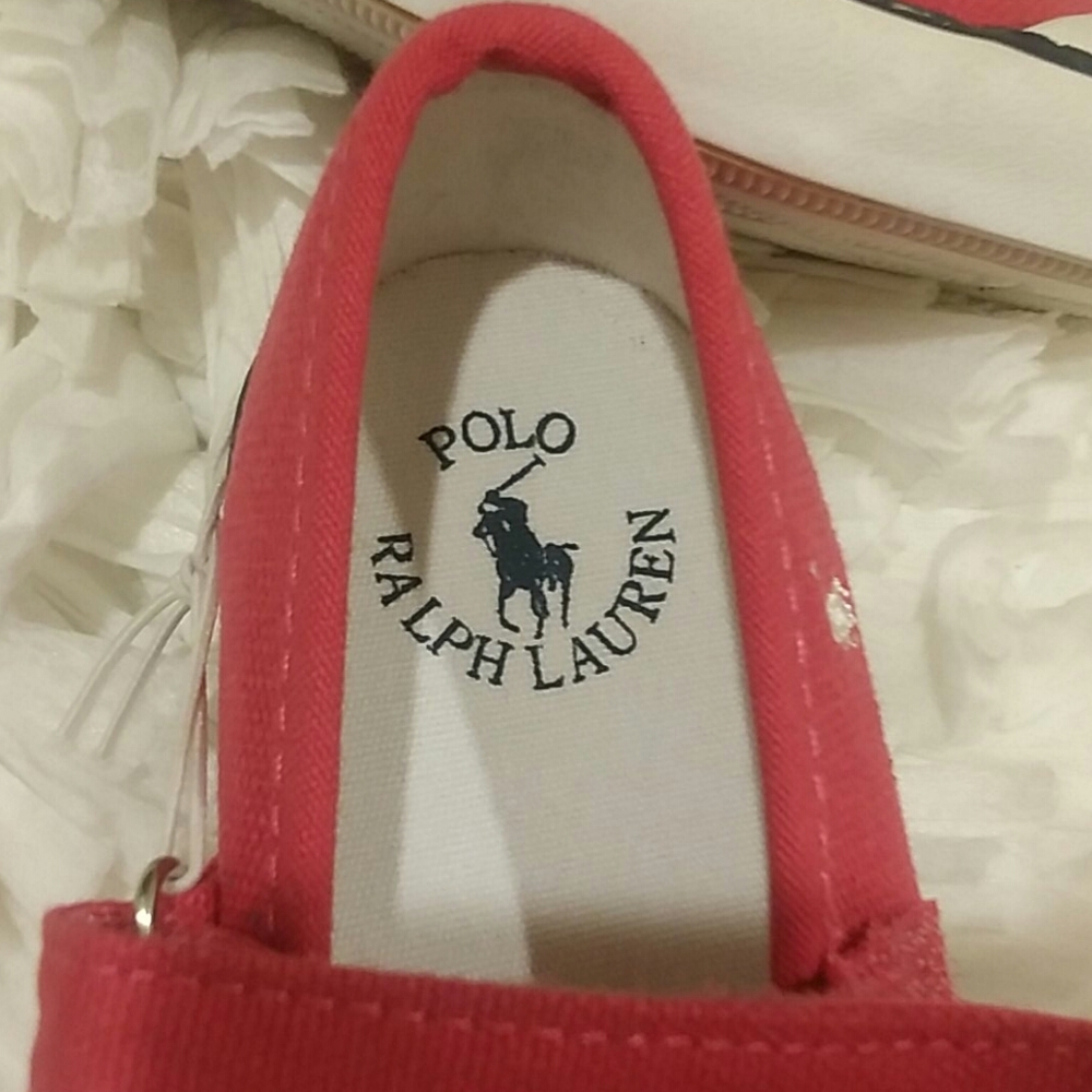 ๐HP๐ Polo Ralph Lauren Pink Mary Janes Sneakers 9 ๐HP๐ - Picture 9 of 15